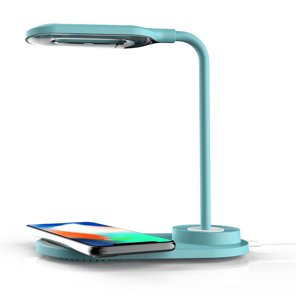 Quick Wireless Charging LED Table Desk Lamp Portable Eye Protect 360 Degree Flexible Touch Control Night Light MRSLM