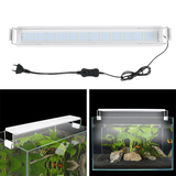 Aquarium Fish Tank EU Plug LED Light Over-Head Blue+White Lamp Plants Moon Lighting MRSLM