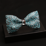 Fashionable Men'S Shiny Diamond Bow Tie dylinoshop