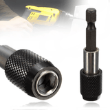 1PC Black 1/4" Hex Shank 60Mm Quick Release Magnetic Screwdriver Bit Holder dylinoshop