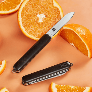HUOHOU 6 Inch Stainless Steel Folding Fruit Chef Knife Kitchen Peeler Paring Cutter from for Cheese Vegetable Cooking Kitchen Tools MRSLM