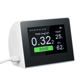 K6-B K6-D Digital Multifunctional Gas Analyzer Air Quality Tester Indoor/Outdoor CO2 Meter HCHO & TVOC Detector Monitor MRSLM