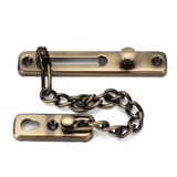 Stainless Steel Strong Security Door Chain Solid Home Safety Guard Lock Catch MRSLM