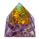 Himalayas Stone Decorations Orgone Pyramid Energy Generator Tower Home Reiki Healing Crystal MRSLM