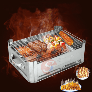 Multi-Function Stainless Steel Fish Grill Oven Out Door Grill Oven Camp Grill Furnace MRSLM