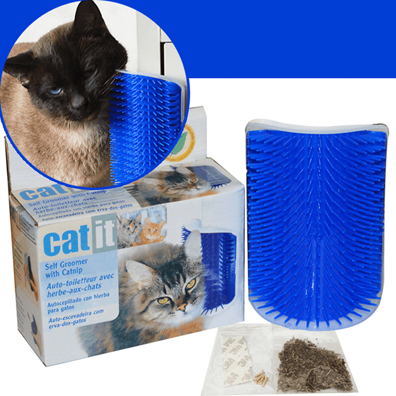Pet Products Cats Supplies Massage Device Self Groomer Furniture Scratching Post Pet Brush MRSLM