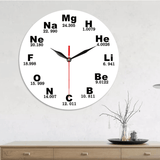 Emoyo ECY028 Creative Chemical Element Table Wall Clock 3D Wall Clock for Home Office Decorations MRSLM