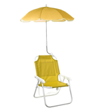 Outdoor Child Beach Chair Folding Chair with Umbrella and behind Pocket MRSLM