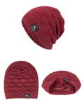 Men'S Knitted Woolen Thick Warm Toe Cap Sports Cap dylinoshop
