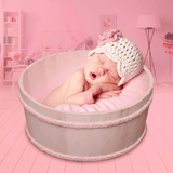 Newborn Wooden Photography Props round Basket Posing Studio Baby Photography Prop Posting Accesoriess MRSLM