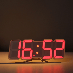 HC-26 3D Colorful Digit LED Remote Control Sound Control Thermometer Alarm Clock MRSLM