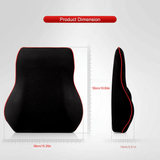 Ergonomic Design Memory Foam Lumbar Support Cushion Back Chair Pillow for Home Office Car Seat MRSLM