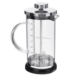 350Ml Double Wall French Coffee Plunger Tea Maker Percolator Filter Press Coffee Kettle Pot Glass Teapot MRSLM