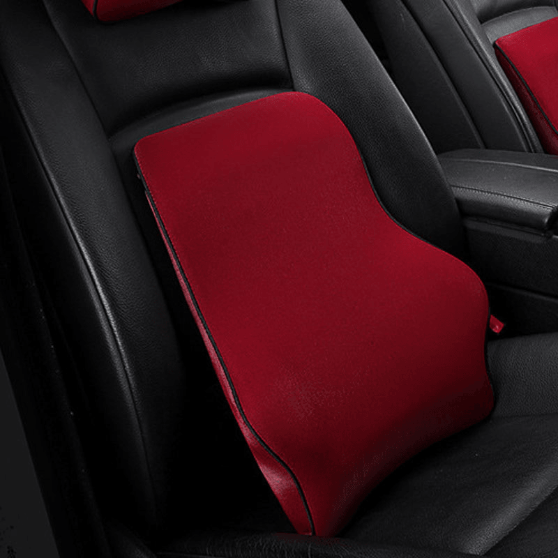Ergonomic Design Memory Foam Lumbar Support Cushion Back Chair Pillow for Home Office Car Seat MRSLM