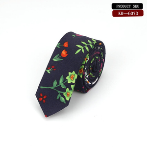 Korean Version Cotton and Linen Pattern Groom'S Wedding Tie dylinoshop