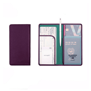 Honana HN-PB5 5 Colors Leather Passport Holder Travel Cards Case Cover Bag MRSLM