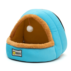 Foldable Kennel Dog Bed for Dogs Cats Animals Pet House Tent All Seasons Washable Cushion MRSLM