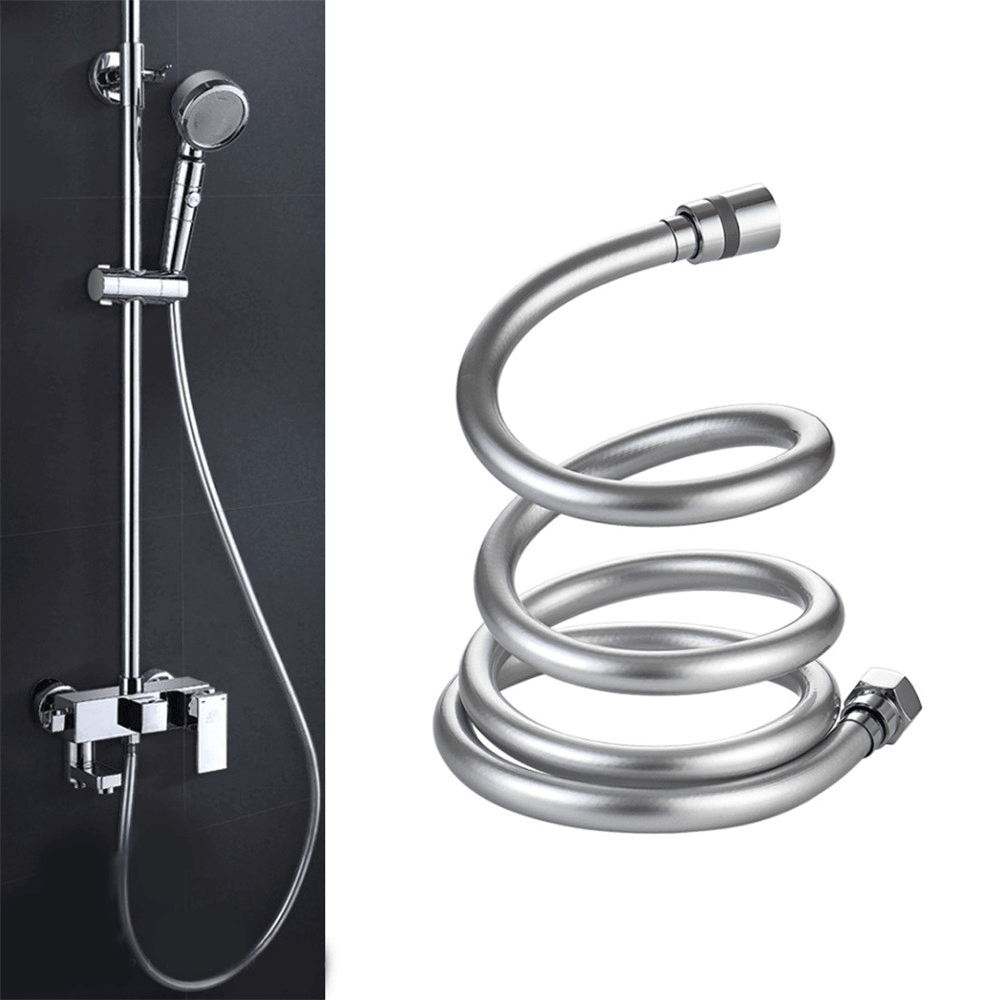1.5/2/3M 1/2'' PVC Smooth High Pressure Water Shower Hose 360 Degree Swivel Long Hose for Bath Handheld Shower Head dylinoshop