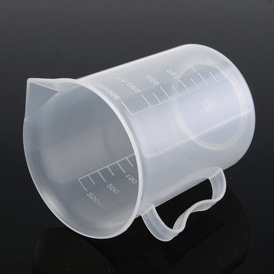 250Ml Plastic Measuring Cup Clear Double Graduated Cylindrical Measuring Jug MRSLM