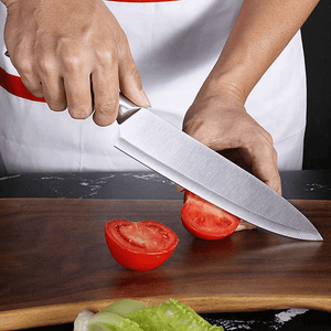 6Pcs Acrylic Stainless Steel Kitchen Knife Cleaver Sharpener Scissor Kitchen Tools Stand Set MRSLM