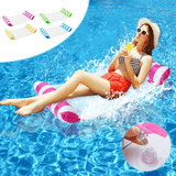 Inflatable Floating Water Hammock Portable Float Pool Lounge Bed Swimming Chair for Home Outdoor Accessary MRSLM