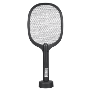 1200Mah 5V 2W Electronic Mosquito Swatter 368NM UV Light Fly Swatter with Light USB Charging Three-Layer Grid Fly Swatter dylinoshop