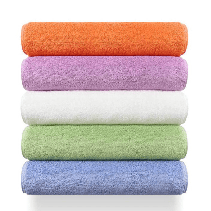 Youth Series Towel Microfiber Cotton Fabric Antibacterial Water Absorption Towels with Healthy Sealed Bag From MRSLM