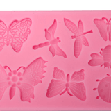 Butterfly Dragonfly Insects Silicone Mold Fondant Cake Mould Baking Tool MRSLM