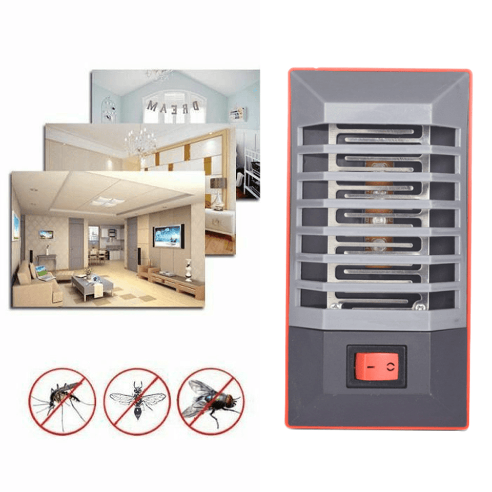 LED UV Mosquito Insect Killer Lamp Portable Electronic Fly Repellent Bug Zapper Trap MRSLM