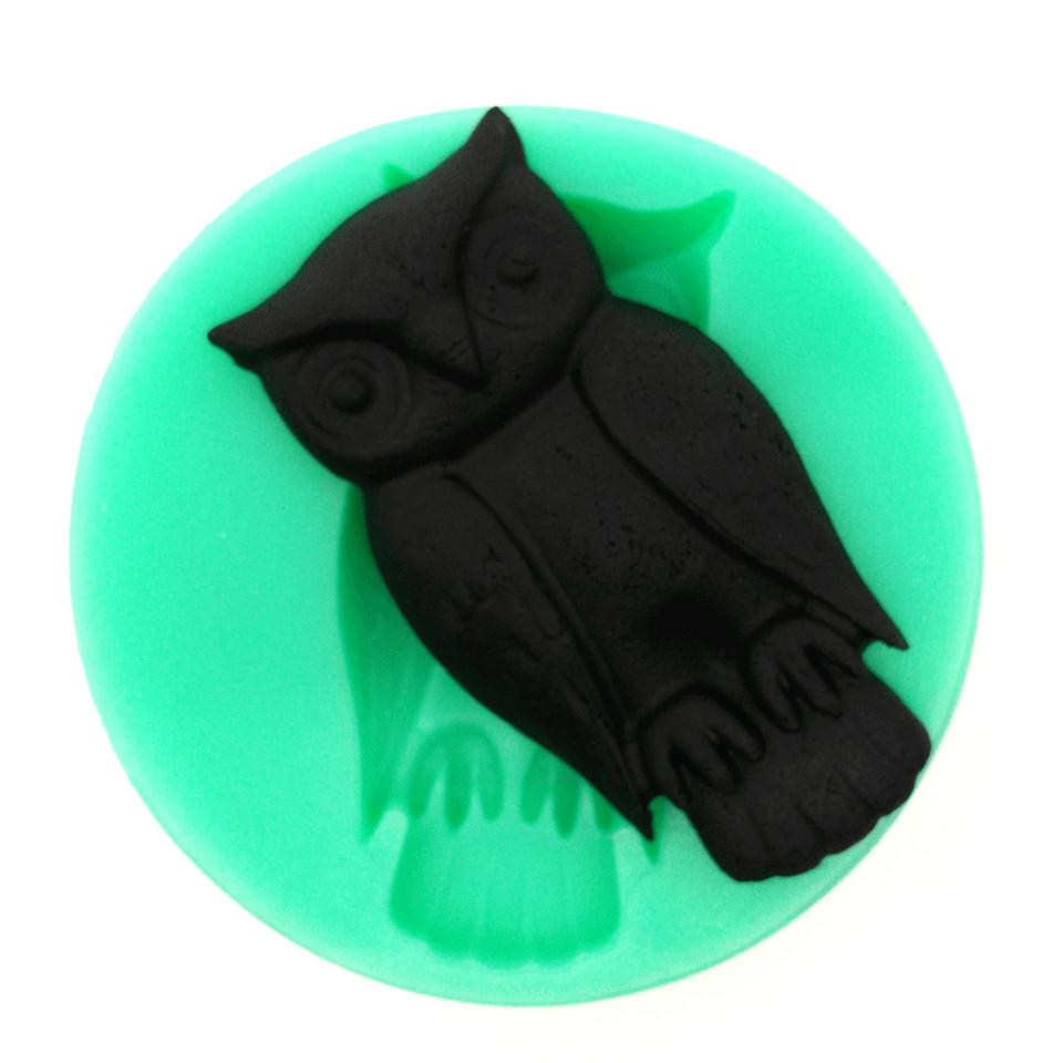 Halloween Silicone Branch Owl Bat Spider Skeleton Hand Pumpkin Fondant Cake Mold Chocolate Mold MRSLM