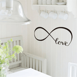 S/M/L Love PVC Wall Stickers DIY Removable Self Adhesive Art Decal Decoration MRSLM