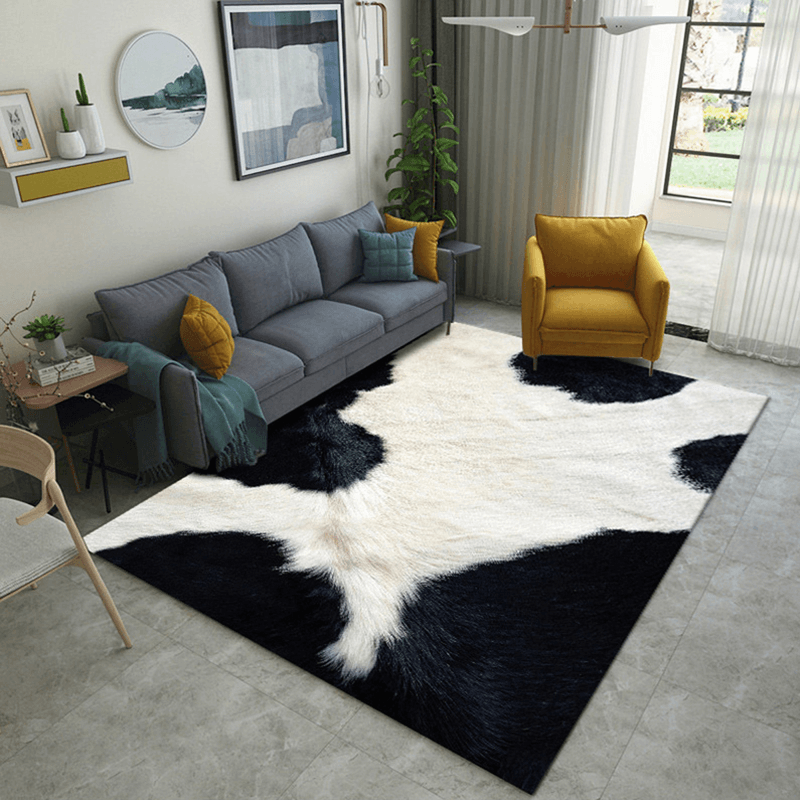 Anti-Slip Animal Fur Pattern Tatami Carpet Rug Living Room Bedroom Floor Mats MRSLM