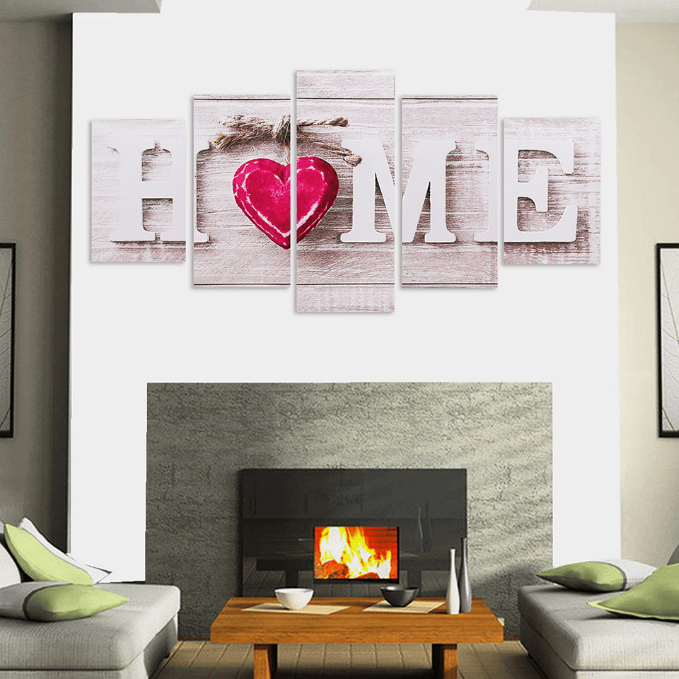 5 Pcs Unframed Canvas Print Paintings Picture Home Bedroom Wall Art Decor Gifts MRSLM