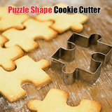Stainless Steel Puzzle Shape Cookie Cutter Fondant Mold Cake Decorating Tool MRSLM