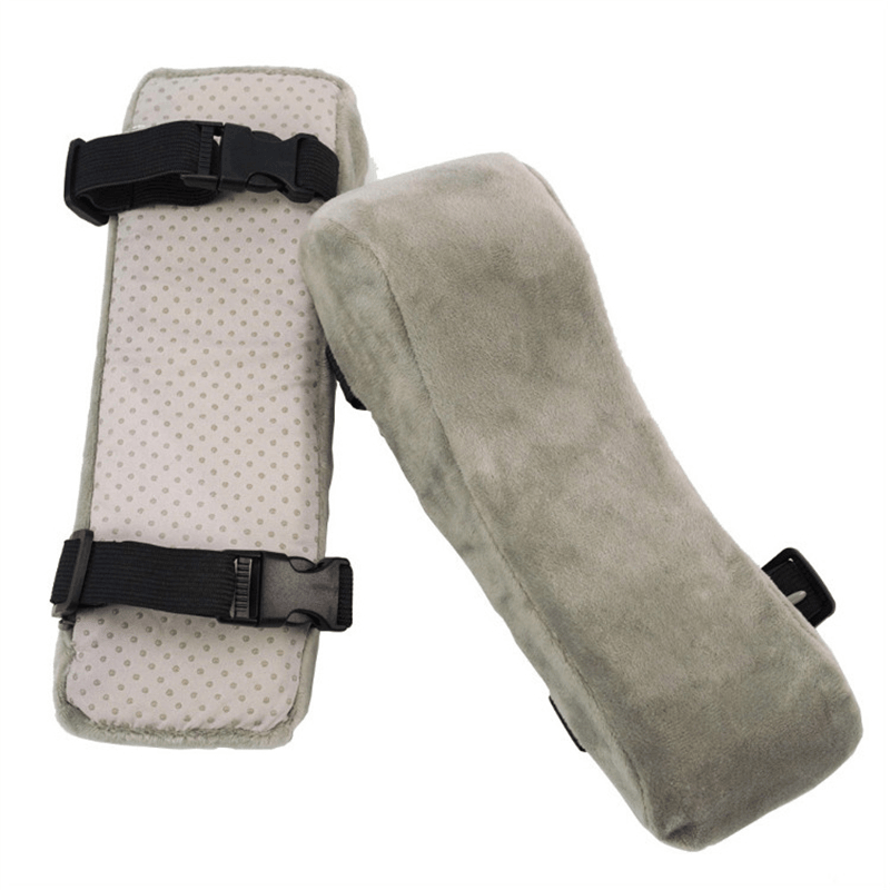 2Pcs Armrest Pad Set Office Chair Hand Cushion Soft High Rebounding Memory Cotton Arm Pad Gaming Desk Accessories for Home Office MRSLM