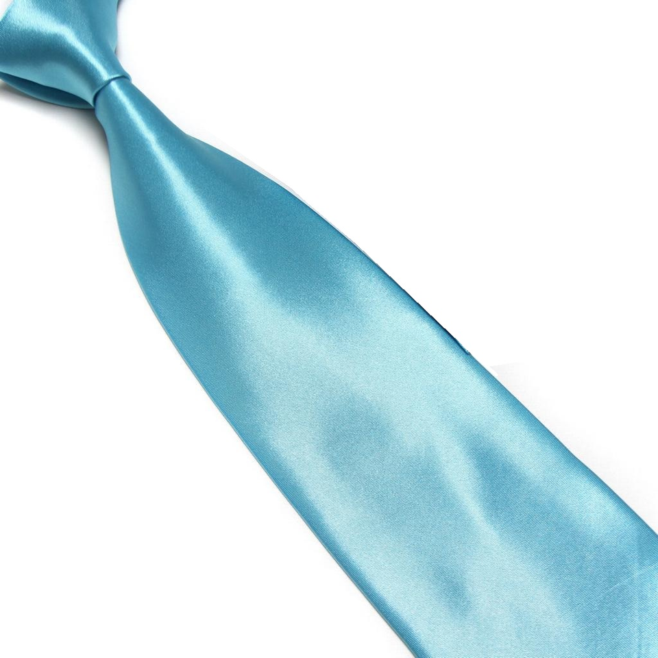 Men'S Imitation Silk Solid Color Wide Tie Knot Wedding Banquet Bright dylinoshop