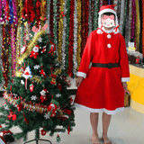 3Pcs Christmas Santa Claus Costume Set Novelty Costume Clothes Suit Christmas Costume for Woman MRSLM