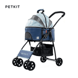 PETKIT Pet Collapsible Stroller PVC Brake Protection Enough Ventilation Removable Basket MRSLM