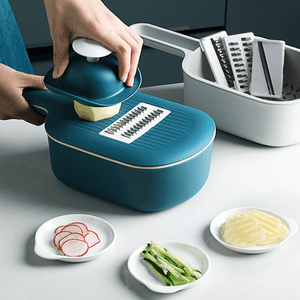 Kitchen Multi-Functional Vegetable Cutter Slicer Multifunctional round Mandoline Slicer Potato Cheese Kitchen Gadgets Fruit Grater MRSLM
