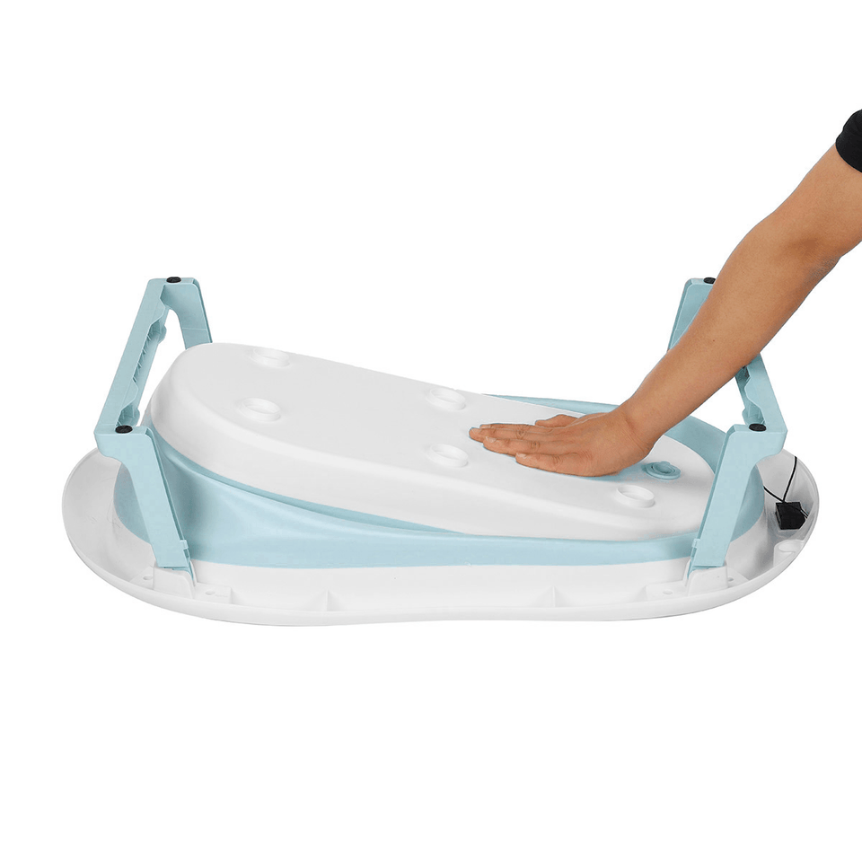 Folding Temperature-Sensing Baby Bathing Bathtub Household Thickening Large Environmentally Friendly Bath Tub MRSLM