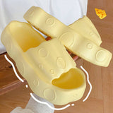Cute Cheese Platform Slides dylioshop