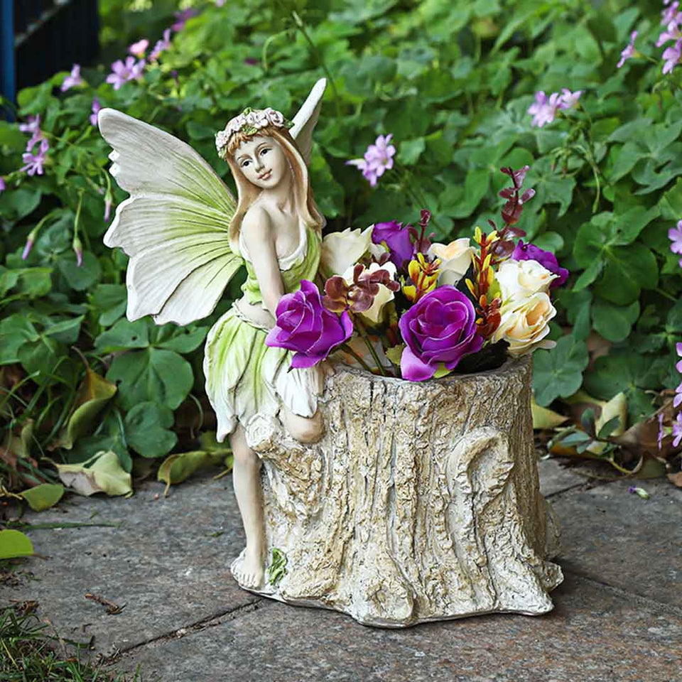 Fairy Flower Pot Feajoy