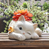 Cute Cat Succulent Flower Pot dylinoshop