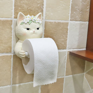 Funny Cat Tissue Holder Feajoy