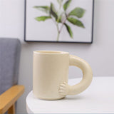 Ceramic Fat Arm Handle Mug dylinoshop