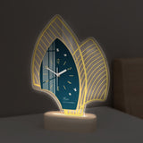 Creative Desk Lamp With Clock dylinoshop