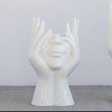 Ceramic Human Face Vase dylinoshop