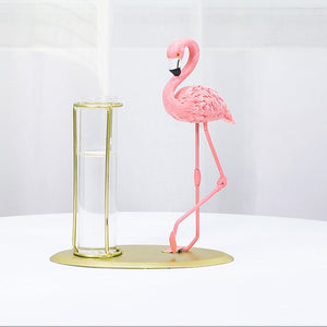 Flamingo Hydroponic Vase feajoy