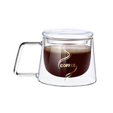 Double-layer High Borosilicate Coffee Cup dylinoshop