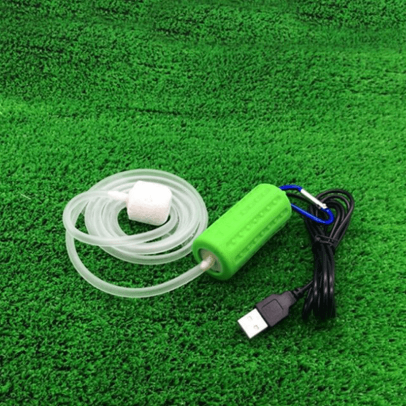 Portable Mini USB Aquarium Fish Tank Oxygen Air Pump Mute Energy Saving Supplies USB Oxygen Pump dylinoshop